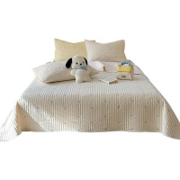 财巢 水洗棉夹棉床盖 150x230cm单床盖 /床