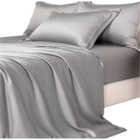 财巢 100支长绒棉三件套 被套1.5*2m 床单1.6*2.3m 枕套48*74cm 套