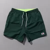 纯色沙滩裤男宽松速干休闲短裤水上乐园玩水游泳裤日常外穿大裤衩