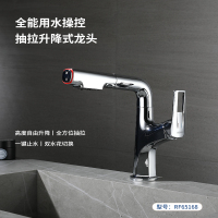 金牌卫浴GOLD 家用面盆龙头 随心抽拉高低升降 两档出水方式随意切换 KA(不含安装)RF65168