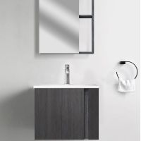 金牌卫浴GOLD 幻影灰陶瓷一体盆浴室柜组合实木洗脸盆洗手盆洗漱台卫浴柜KA(不含安装)RFJZ85089M-03系列