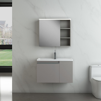 金牌卫浴GOLD 莫兰迪杏 智能镜浴室柜 KA(不含安装)RFJZ85228M-08