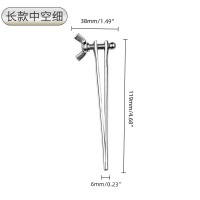 成人用品另类玩具调教金属可调节马眼扩张器尿道棒男用自慰器SM另类刺激成人情趣用品 长款6mm