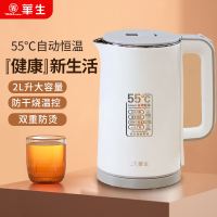 华生/Wahson电热水壶WS-2033BW白色304钢 线上款