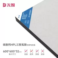 先围 硫酸钙HPL三聚氰胺防静电地板活动地板 600*600*32mm含加厚配件安装 块
