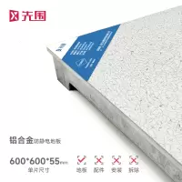先围 铝合金防静电地板活动地板 600*600*55mm单块 块