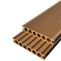 先围 塑木地板 直纹柚木色长4000mm 根