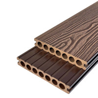 先围 塑木地板 木纹咖啡色长3000mm 根