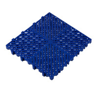 先围 洗车房地格栅防潮垫板 蓝色厚25mm 片