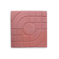 先围 路面砖透水砖 250*250*50mm红色 块