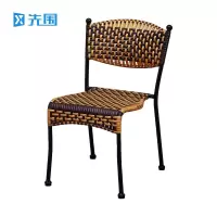 先围 藤编凳子 双色椅坐高33cm 个