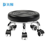 先围 滑轮矮凳 40*22cm-水波黑 个