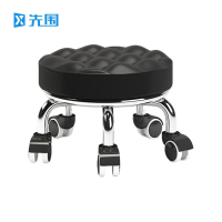 先围 滑轮矮凳 40*22cm-面包黑 个