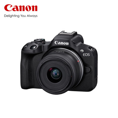 佳能(Canon)EOS R50 入门级微单反 半画幅数码相机 4k美颜 黑旅行版拆机主机配直播短视频套装