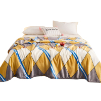 植巾 JYMT130 120*200cm 诺言款 法莱绒珊瑚绒保暖毛毯 1条