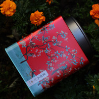 铁罐高档红茶叶罐密封社盒150g醇香口感陈香熟茶