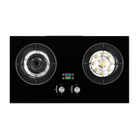 名巧燃气灶双灶头猛火天然气煤气灶家用(天然气)台嵌两用灶钢化玻璃鸳鸯聚能定时E11