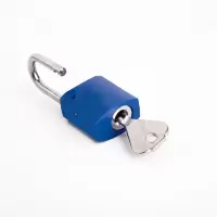 中犀ZX-43 30mm 加长塑钢通开 叶片锁 (计价单位:个) 蓝色
