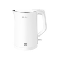海尔(Haier)电水壶HKT-K5M17W双层防烫1800W快速沸腾 优质控温器