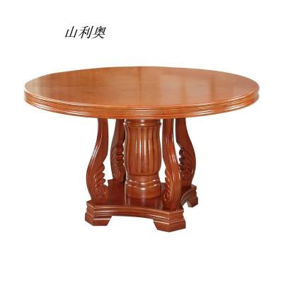 山利奥(Shanliao)实木餐桌 HL-413 1200*1200*760 张