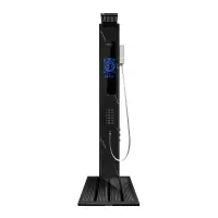 帅领集成集成热水器花洒一体机G18PLUS(岩石黑)淋浴屏