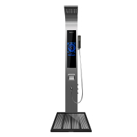 帅领集成集成热水器花洒一体机G16PLUS(拉丝银)淋浴屏