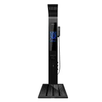 帅领集成集成热水器花洒一体机G16PLUS(磨砂黑)淋浴屏
