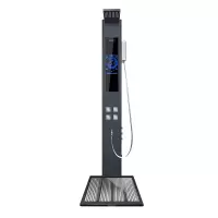 帅领集成集成热水器花洒一体机G17PLUS(墨黛蓝)淋浴屏