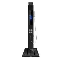 帅领集成集成热水器花洒一体机G17PLUS(磨砂黑)淋浴屏