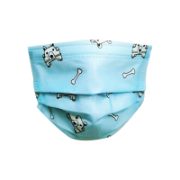 添盾 TD9105蓝 儿童卡通3D立体儿童口罩(1只/袋,50只/盒)