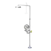 秋盾 QD1030 复合式紧急喷淋洗眼器(304不锈钢、复合式、喷淋冲洗二合一)
