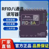 RFID八通道读写器R2000多通道远距离分体式超高频标签读取读卡器