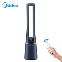 美的(Midea)无叶风扇 AMS150E-TM 电风扇 净化风扇家用低音智能空气净化无扇叶卧室落地扇双效深净化体贴控风