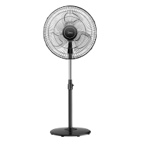 美的(Midea)工业电风扇 家用落地扇强力大风大功率金属风扇 铜芯电机 强劲大风 四挡风速 升降调节FES45-20A