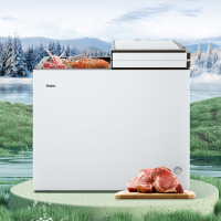 [拍前咨询库存]海尔(Haier)215升 家用卧式冰柜 冷柜 双温柜 3D制冷 一级节能 FCD-215LHSD