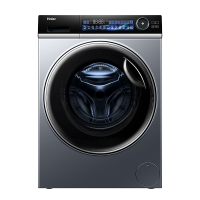 [拍前咨询库存]海尔(Haier)滚筒洗衣机10公斤容量 一级能效精华洗直驱全自动变频滚筒洗衣机EG100MATE85S