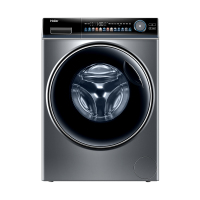 海尔10KG滚筒洗衣机变频直驱晶彩屏防震动除菌螨智能投放清新除皱 EG100PRO81U1