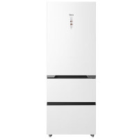 美的(Midea)三门冰箱BCD-400WUTGPZM(E) 玉霜白