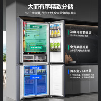 容声(Ronshen)516升双净双系统电冰箱十字双对开门家用风冷无霜白色一级节能变频大容量BCD-516WD1FPA
