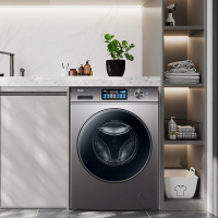 Haier/海尔 滚筒洗衣机 EG100PRO66S 565mm超薄嵌入 智能投放