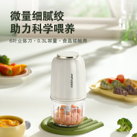 荣事达 辅食机婴儿家用宝宝料理机绞肉机多功能小型搅拌绞馅机碎肉蒜泥捣碎器 RS-JR2068-6S