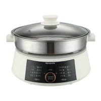 [荣事达旗下]亚摩斯纯钛电火锅分体式多功能锅韩式烤肉炉蒸煮涮焖炖抗菌不粘涂层多用途锅AS-HG131T