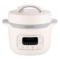 [荣事达旗下]亚摩斯钛釜0涂层比家用不锈钢内胆好电压力锅4升多功能高低压可调开盖煮纯钛高压锅煲AS-YDG408T