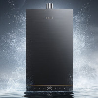 COLMO 18升零冷水CSC818燃气热水器 天然气 气泡水 超增压瀑布洗 17M大扬程 水量翻倍 精钢