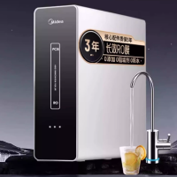 Midea美的净水器家用直饮RO反渗透过滤厨下大通量无罐净水机MRO1891A
