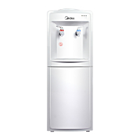 美的(Midea)饮水机家用上置式桶装水立式办公室多重防干烧大储物柜饮水器 MYD718S-X 冷热型