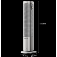 美的(Midea)石墨烯语音遥控暖风机家用电热取暖器电暖器电暖气大面积立式轻音节能小太阳HFS22ZM