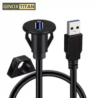 金诺世 USB面板延长线 卡扣式 S1M