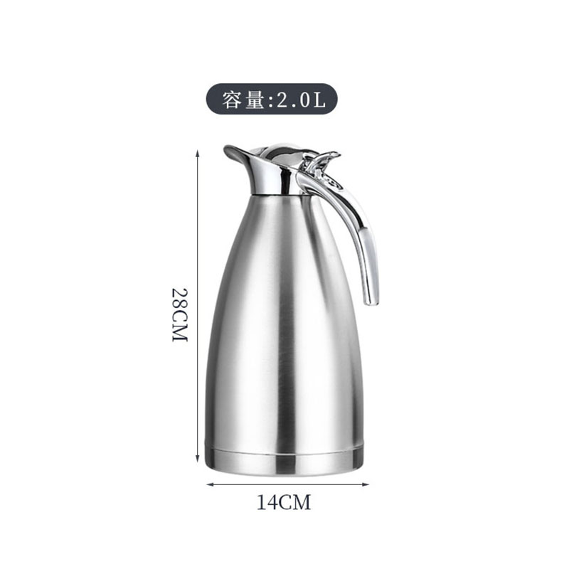 顺心优 304不锈钢保温壶水壶冷水壶 2L 个