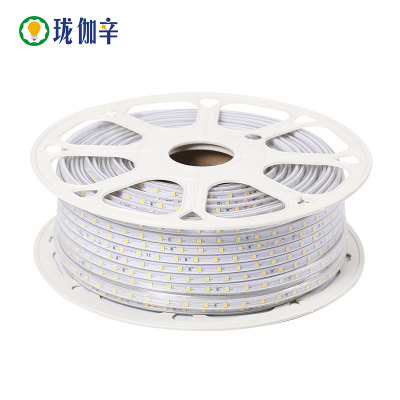 珑伽辛 led户外高压灯带4040-60珠-6MM 暖白/米